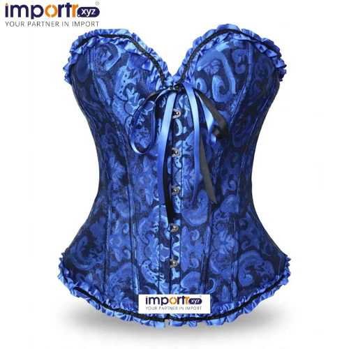 Wholesale European Court Style Brocade Overbust Corset Top - Gender: Women