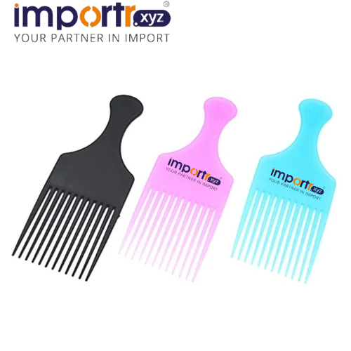 Hair Comb Tool 3 Piece Set for Salon Styling, Haircutting & Hair Dyeing Multi colour