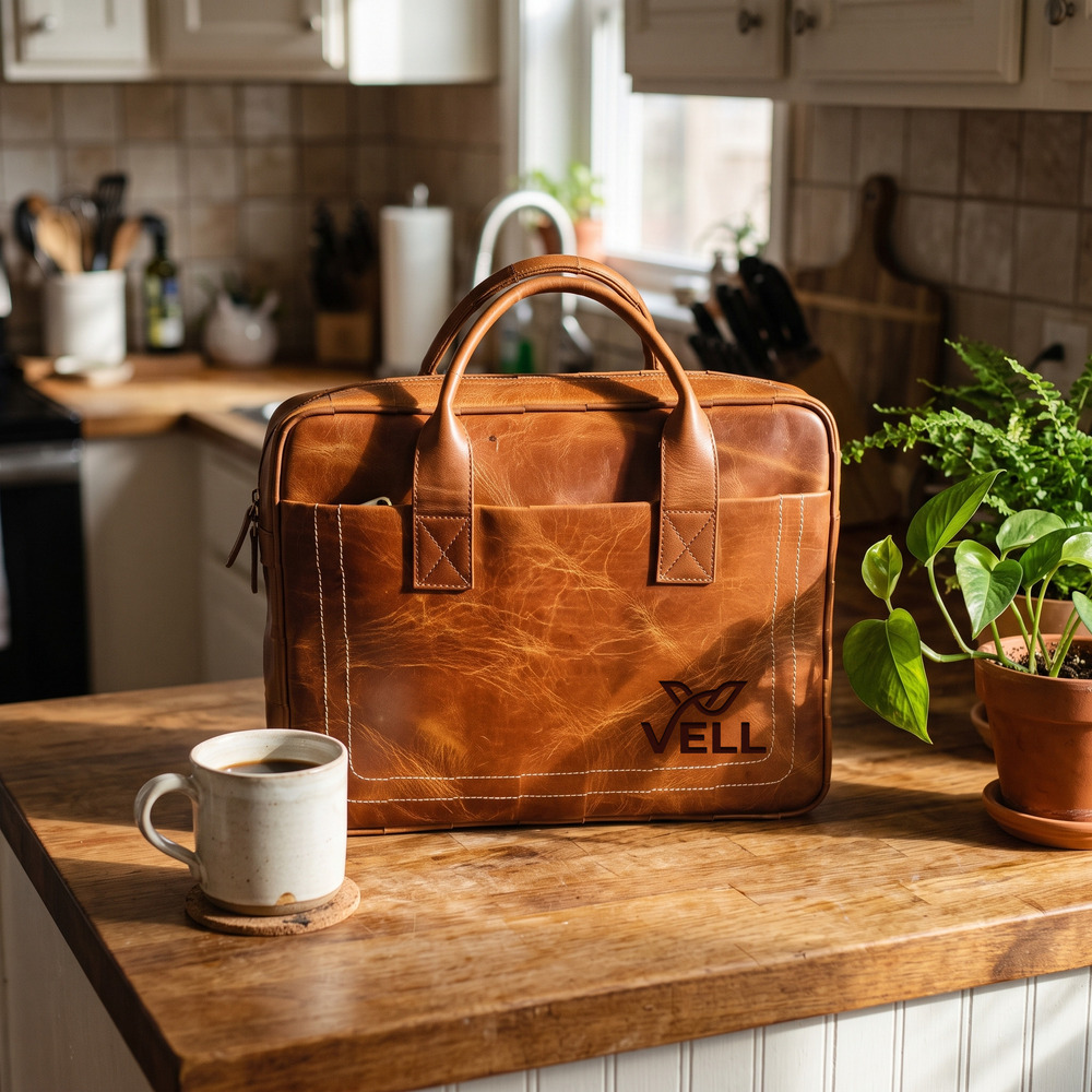 Vell Leather Office Bag