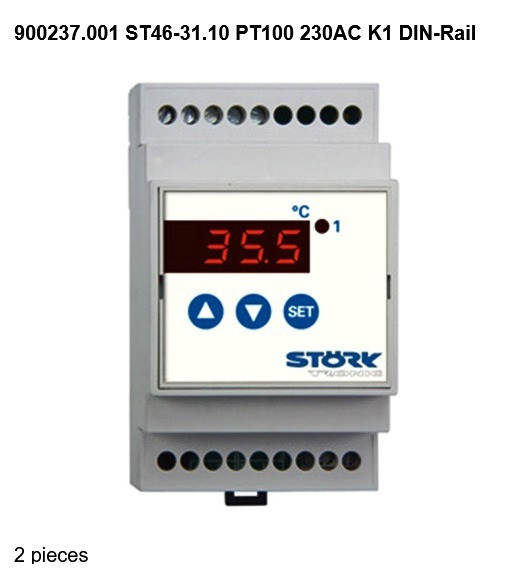 Sta A Rk-Tronic St46-31.10 Pt100 230V Ac Din-Rail Temperature Controller - Application: Marine Engine Room Monitoring & Auxiliary Water/Oil Heating Panels