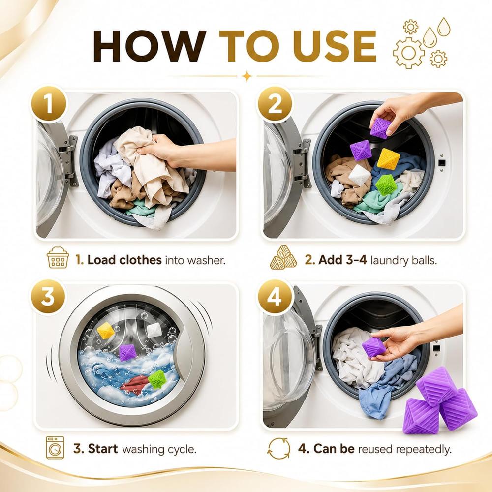 Triangle Laundry Cleaning Ball
