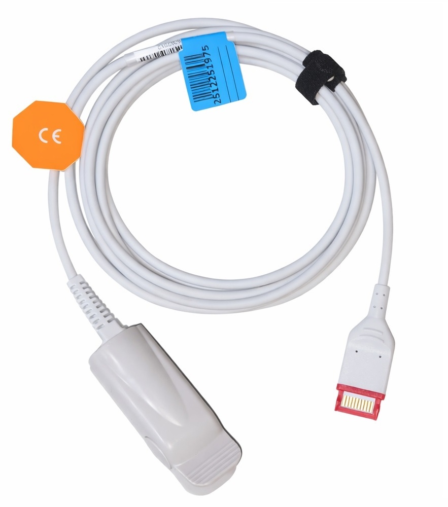3 Mtr Masimo Red-97 Spo2 Probe - Color: White