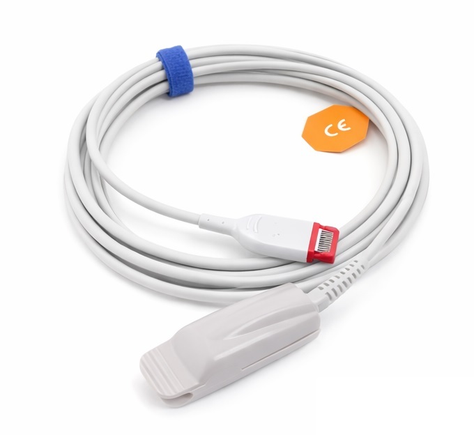 3 Mtr Masimo Red-97 Spo2 Probe - Color: White