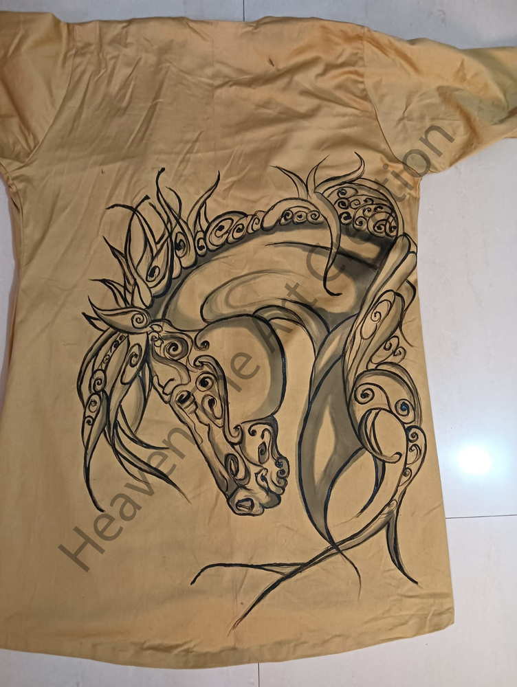Hand Drawn Customized Fabric Painting