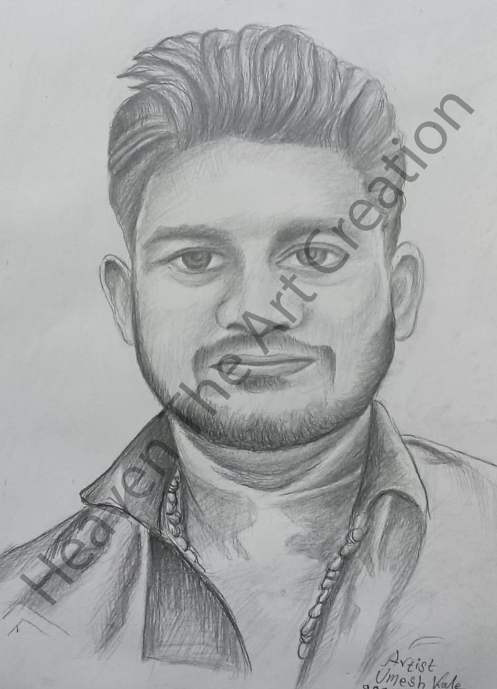 Handmade Pencil Sketch Work Painting