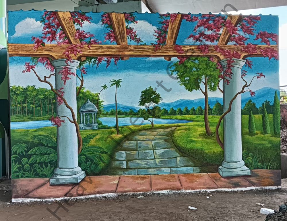 Handmade Wall Art Work Painting