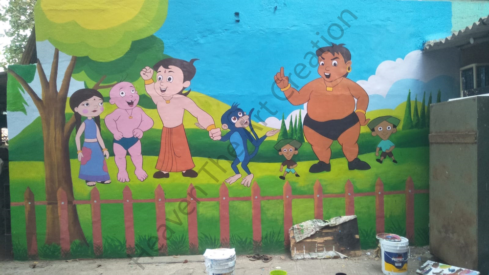 Handmade Wall Art Work Painting