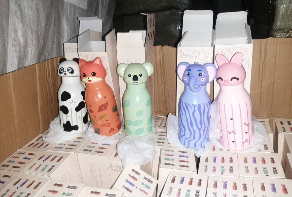 Animal Stainless Steel Kids Water Bottle