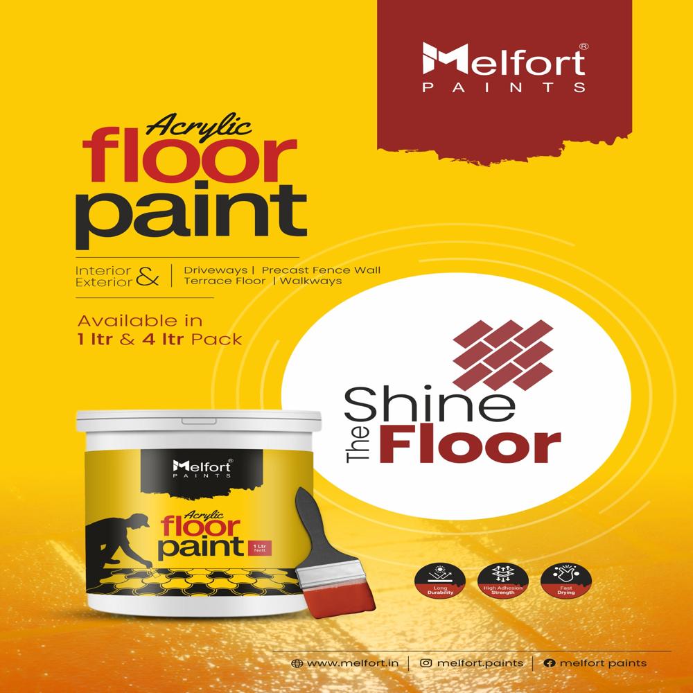 Acrylic Floor Paint - Color: Any Color