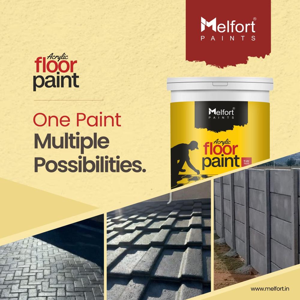 Acrylic Floor Paint - Color: Any Color