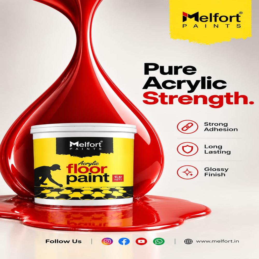 Acrylic Floor Paint - Color: Any Color