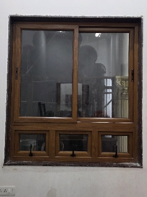 Veka Upvc Windows - Color: Golden Oak