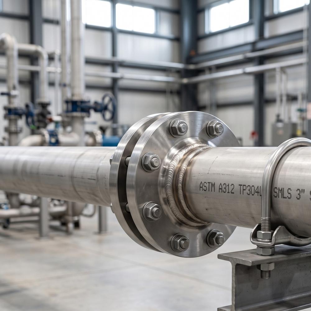 SS 304L Seamless Pipe - ASTM A312 TP304L Stainless Steel Pipe