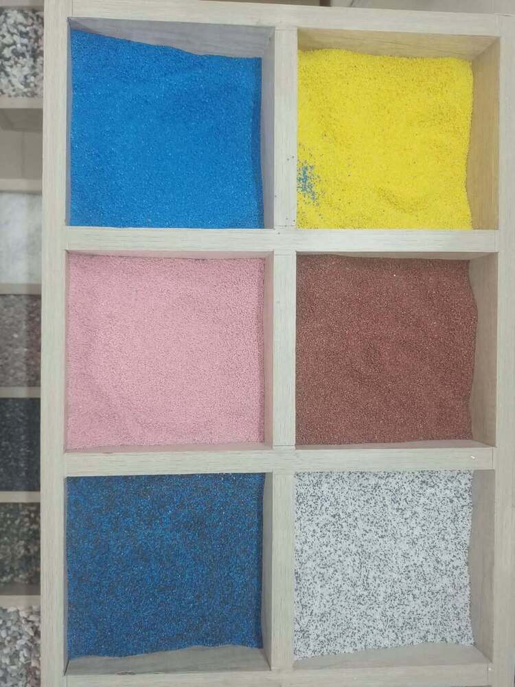 NATURAL AGGREGAT STONE CHIPS FOR EPOXY PU FLOORING USED