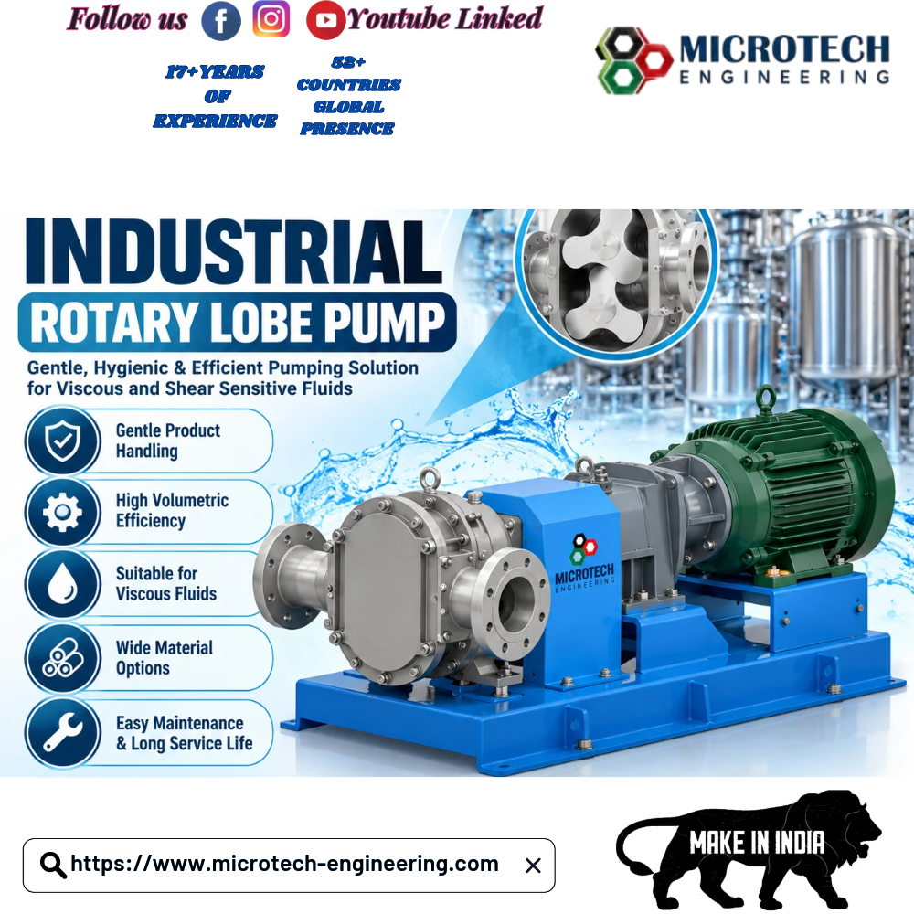 Industrial Rotary Lobe Pump