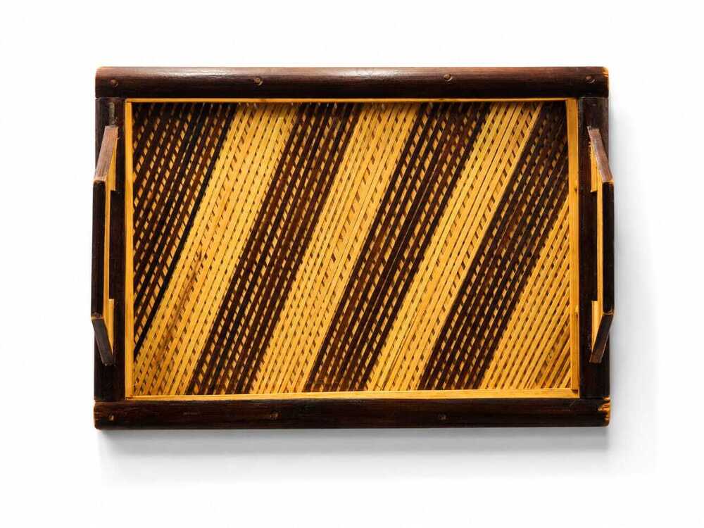 Bamboo Tea Cup Tray