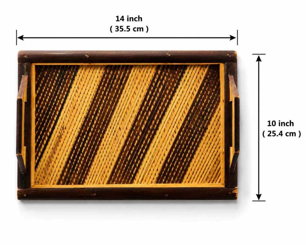 Bamboo Tea Cup Tray