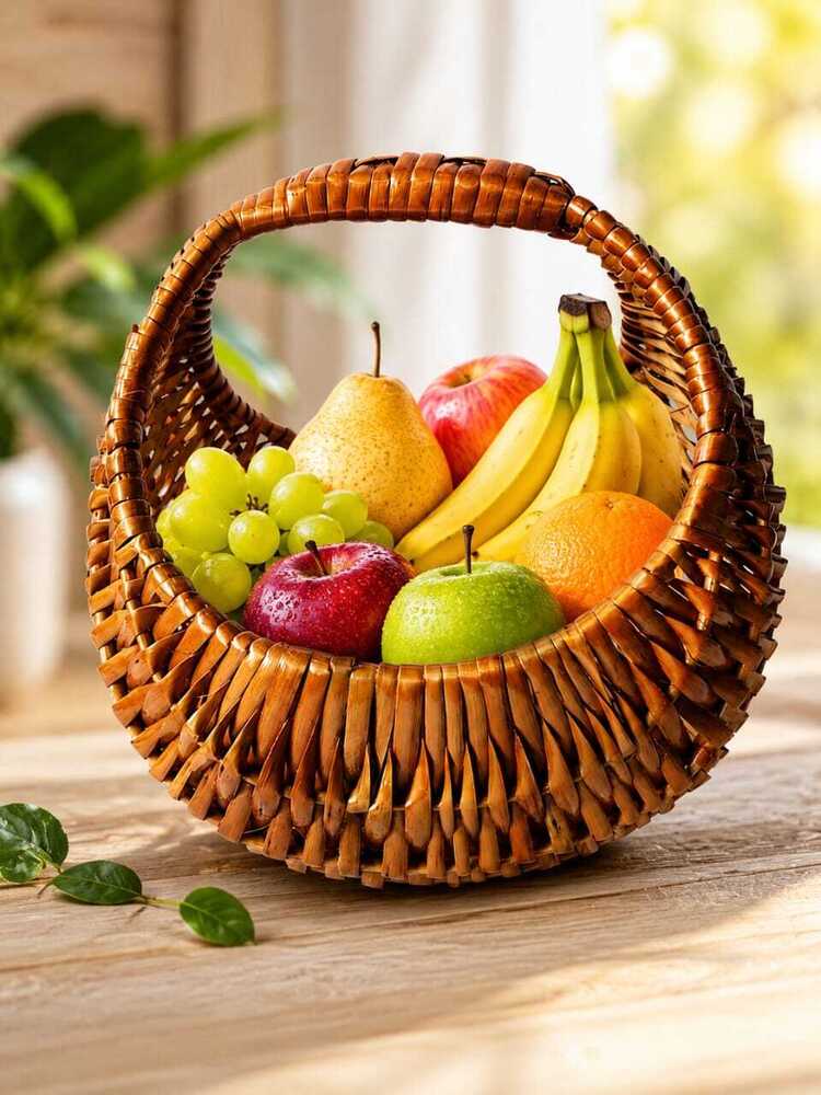 Flower And Fruit Basket
