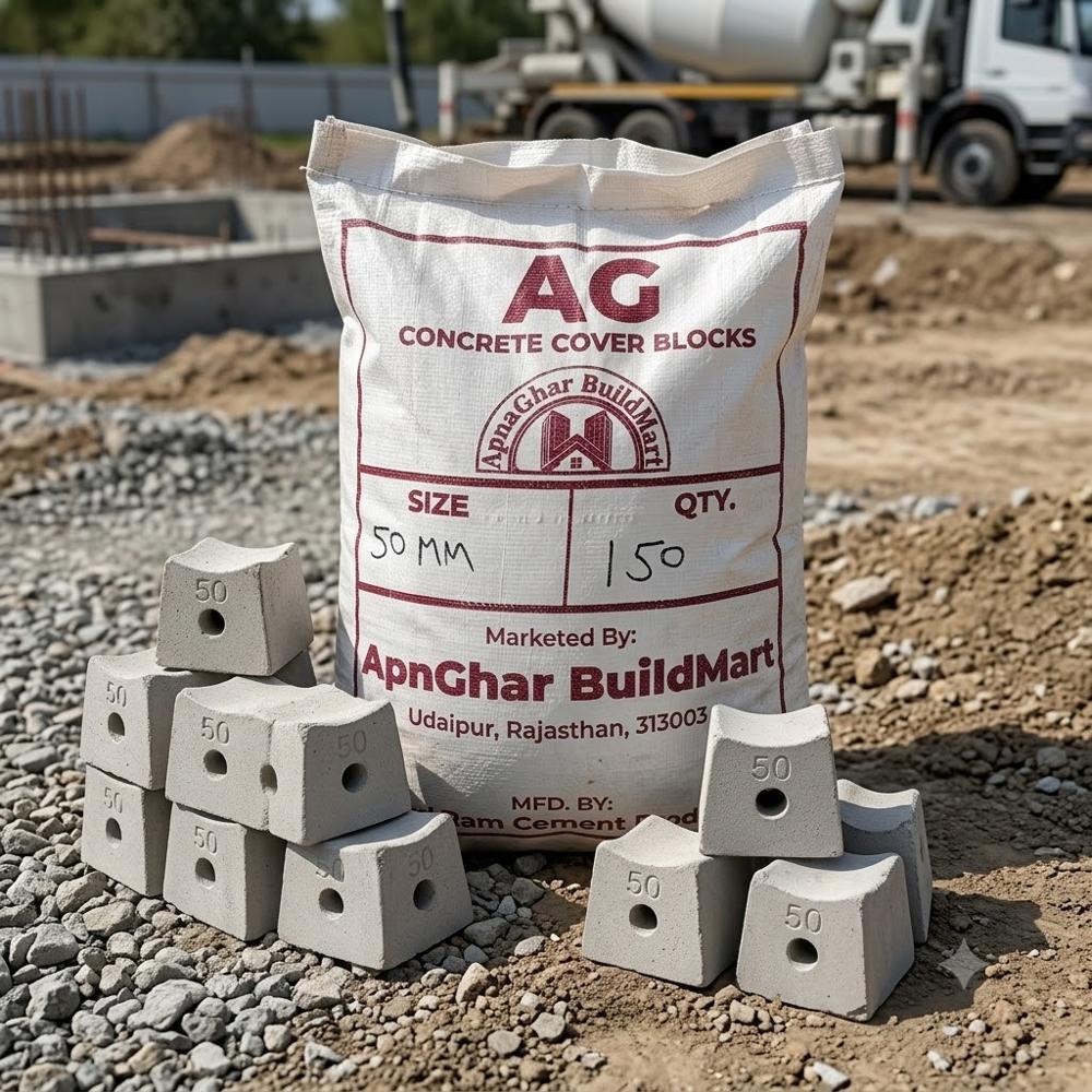 Square Cover Blocks for RCC Application 20/25, 30, 40, 50, 75 & 30/40 MM.