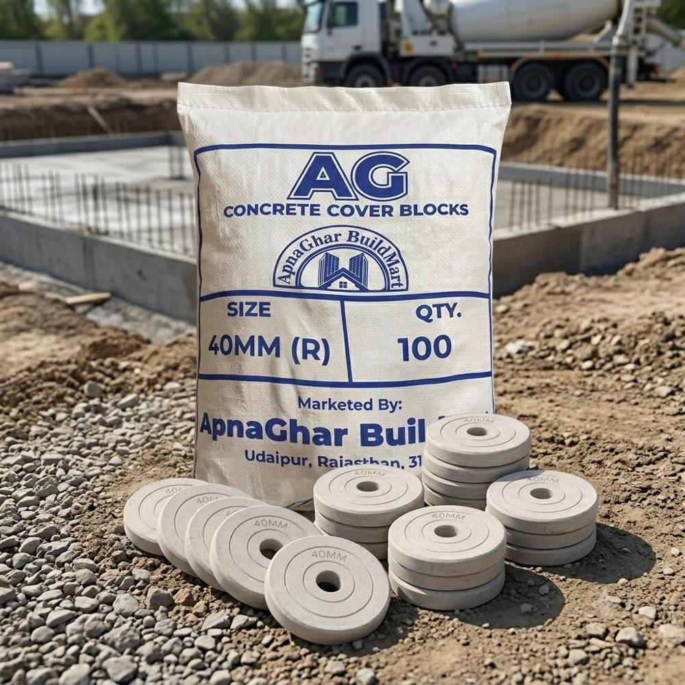 Round Cover Blocks for RCC Application 30, 30/40, 40 & 50 MM.