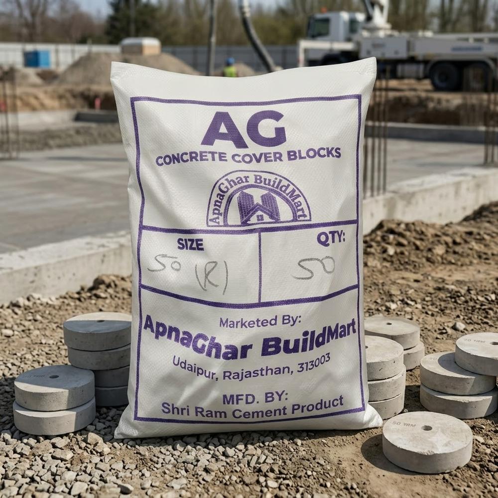 Round Cover Blocks for RCC Application 30, 30/40, 40 & 50 MM.