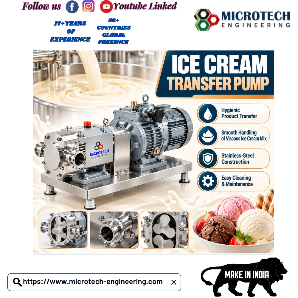  Ice Cream Transfer Pump