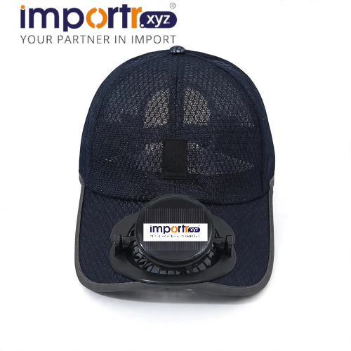 Solar Powered Fan Cap With Mesh - Upf50+ Sun Protection Cap With Built-In Solar Fan For Summer - Gender: Unisex