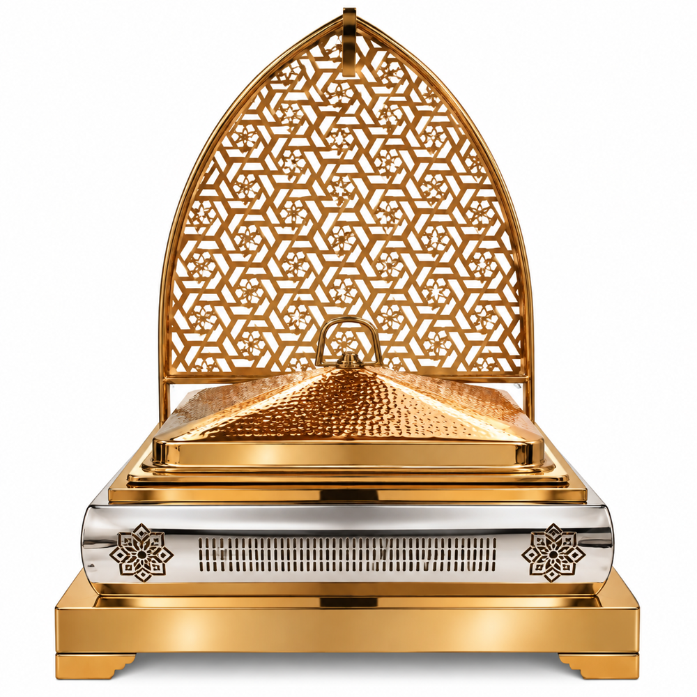 Oval Copper Chafing Dish - Color: Gold