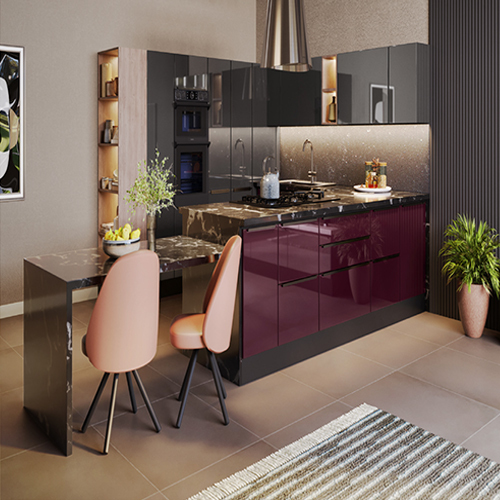 Peninsula Modular Kitchen