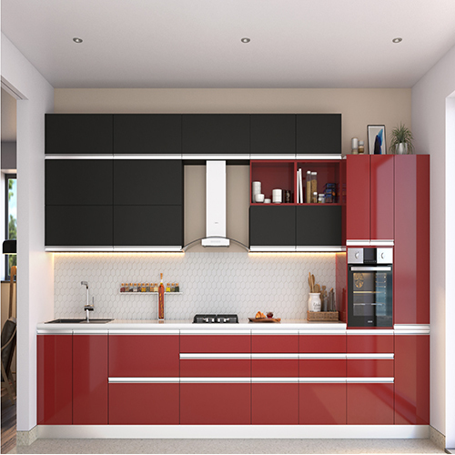 Straight Wall Modular Kitchen