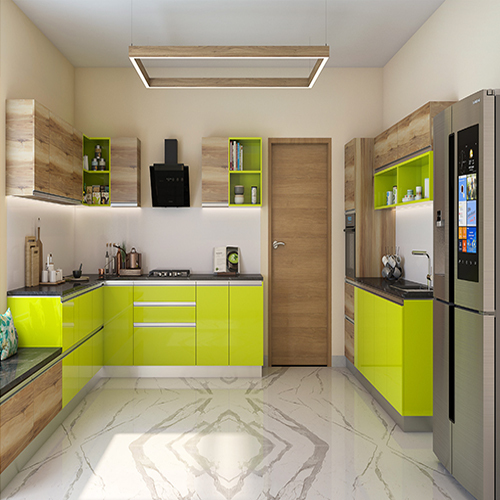 U-shaped Modular Kitchen