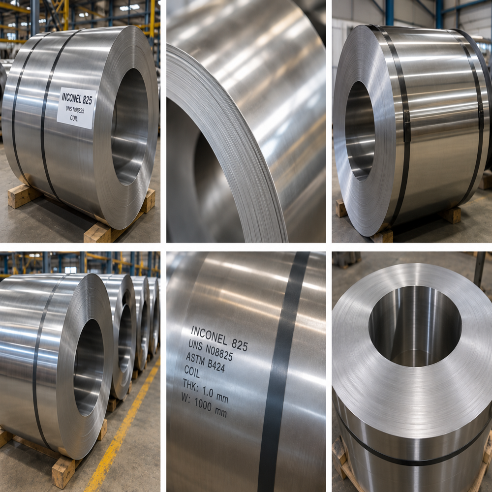 Inconel 825 Coil - Color: Silver
