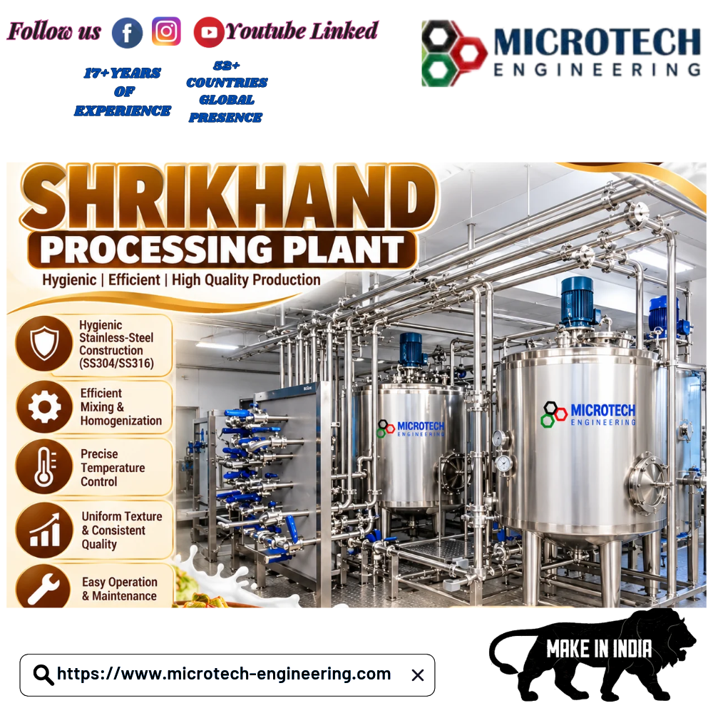 Shrikhand Processing Plant