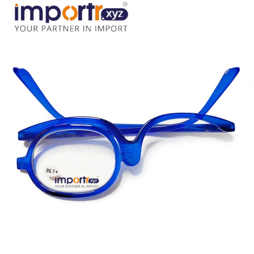 Women's 180 Degree Rotating Single Lens Makeup Reading Glasses
