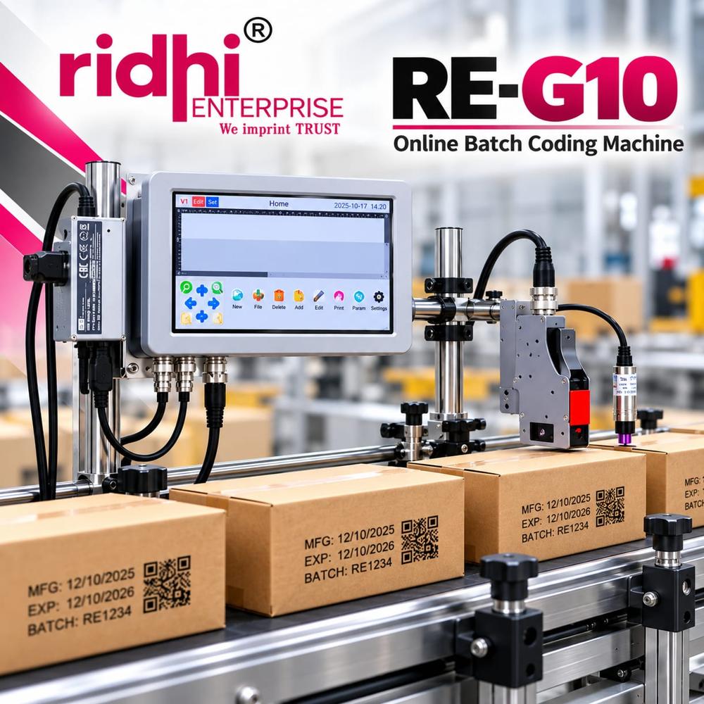 Ridhi G10 Online Batch Coding Printer - Automatic Grade: Automatic