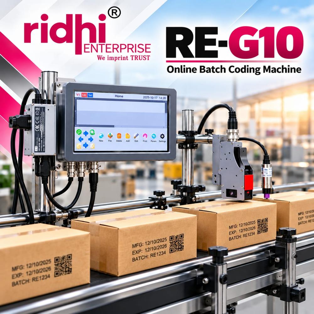 Ridhi G10 Online Batch Coding Printer - Automatic Grade: Automatic