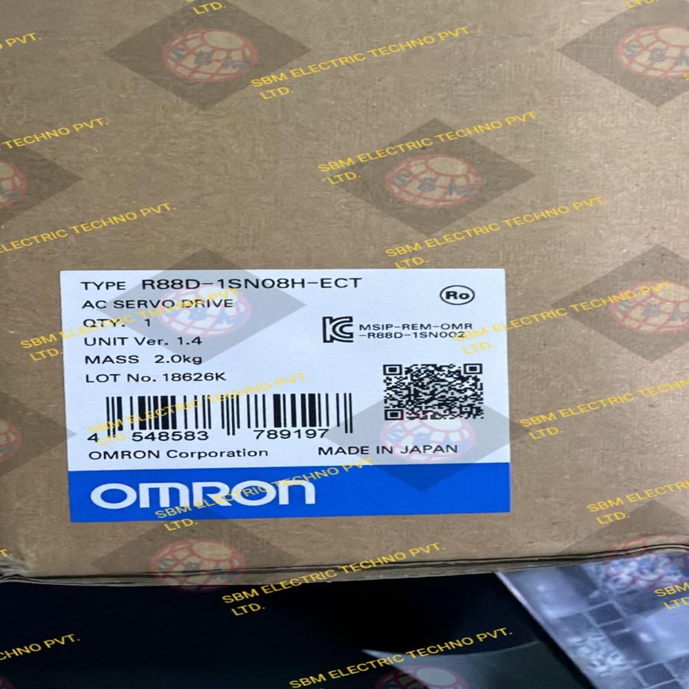 Omron AC Servo Drive, R88d-1sn08h-ect