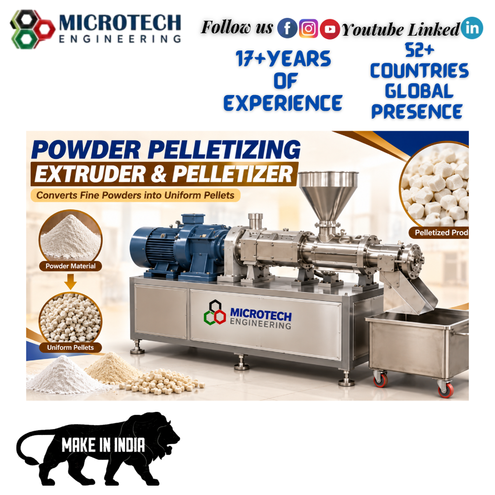  Powder Pelletizing - Extruder & Pelletizer 