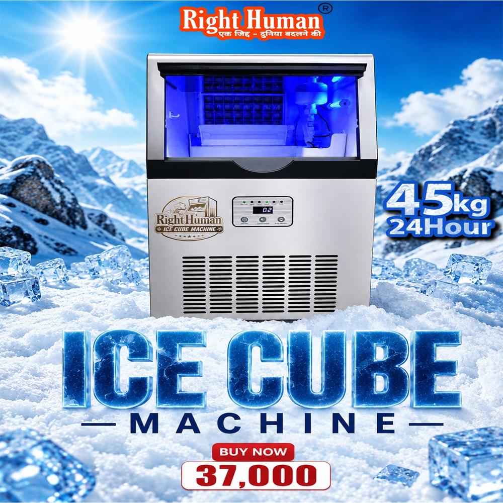 Ice Cube Maker - Color: Silver Gray