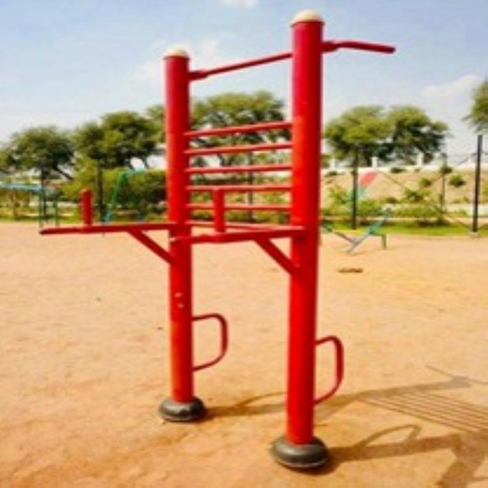 Outdoor Gym Pull Up And Dipping Bar - Dimension (L*W*H): 800 X 609 X 2100 Millimeter (Mm)