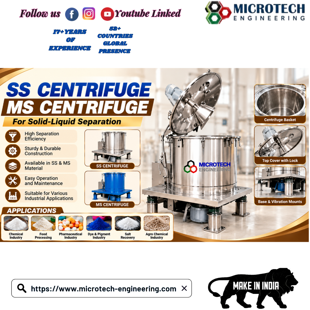 SS Centrifuge , MS Centrifuge