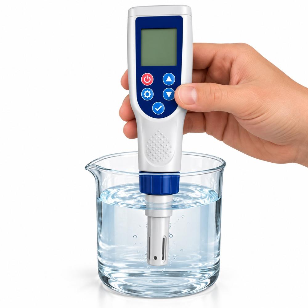 DO Hand Held Meters White Blue Handheld Digital DO Meter Portable Dissolved Oxygen Test Instrument