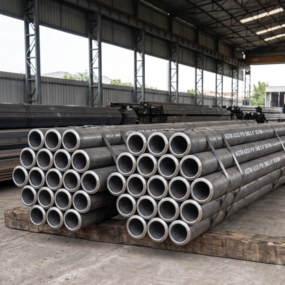 Alloy Steel P91 Seamless Pipe ASTM A335 / ASME SA335 Gr P91 IBR