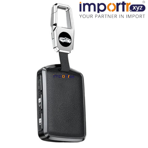 Leather & Metal Key Cover for Volvo XC60, S90, S60, XC90, V60, V40