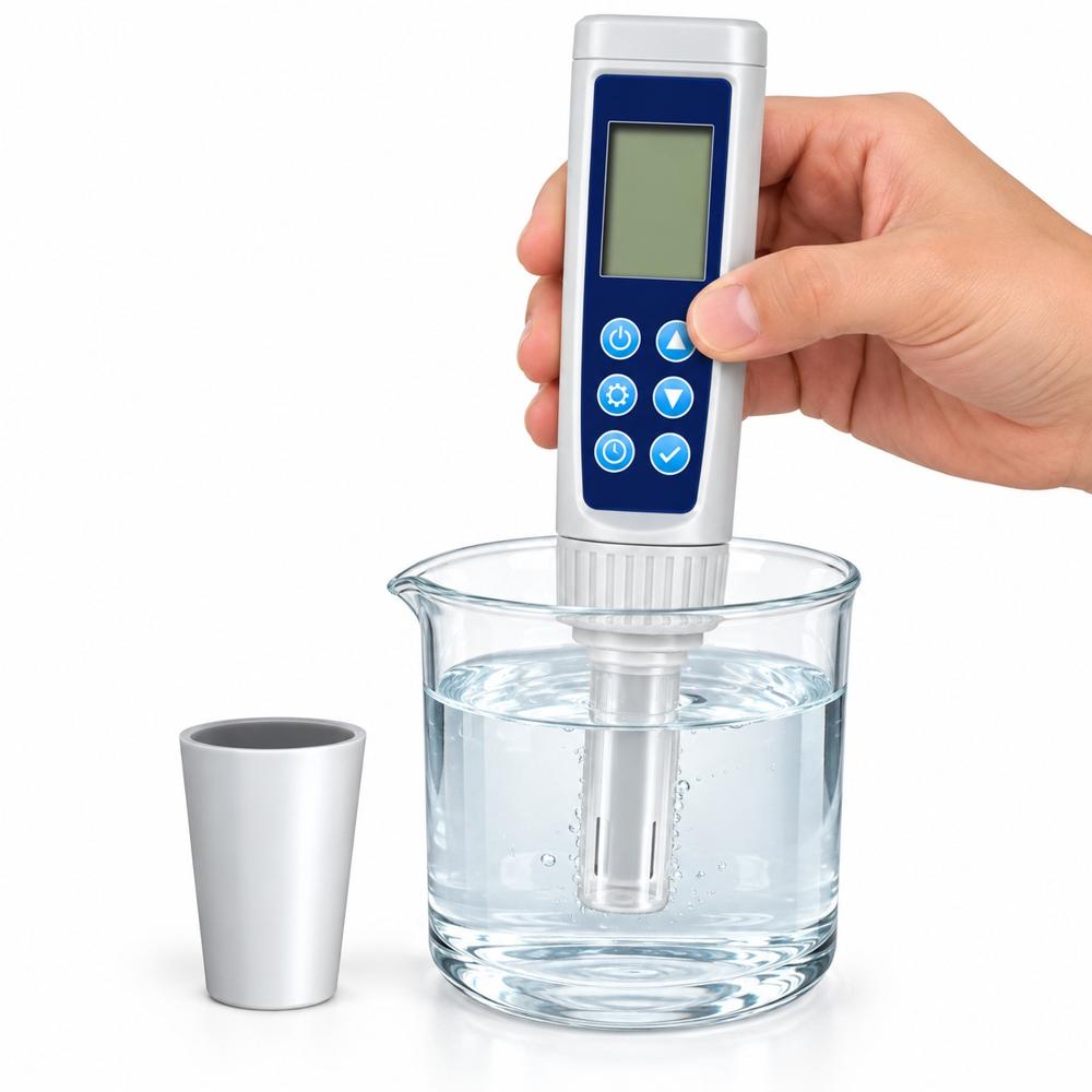 Hand held meters white blue digital do