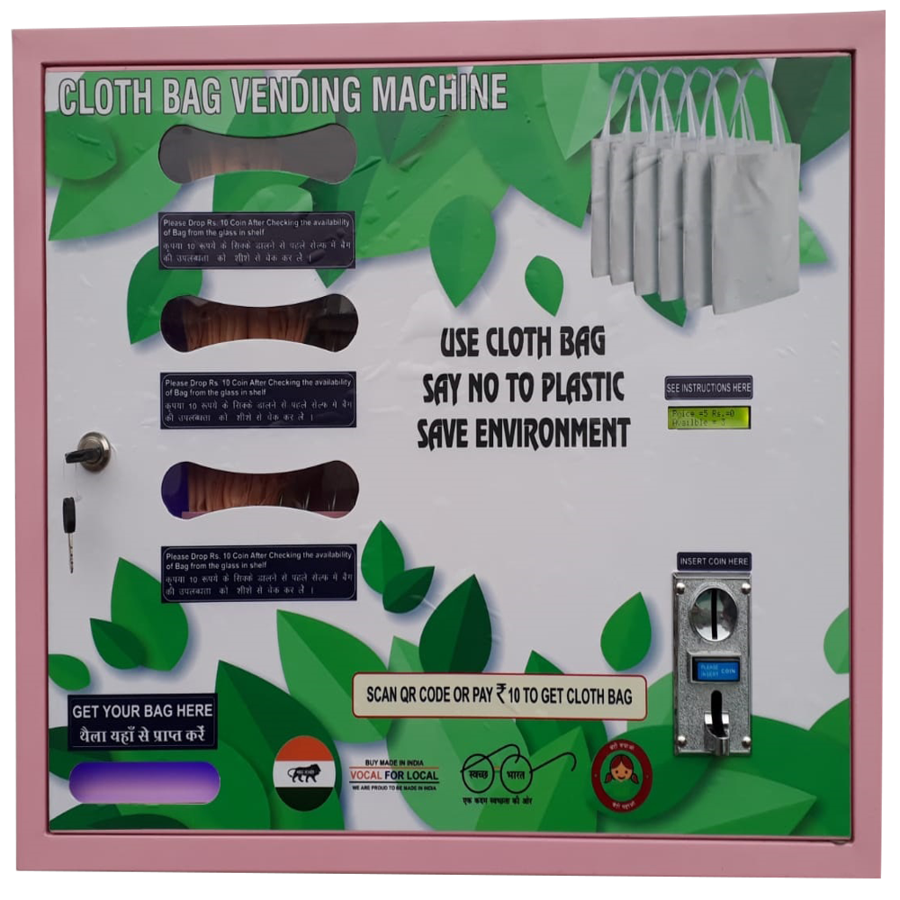 Automatic Cloth Bag Vending Machine - Capacity: 250 Pcs/hr