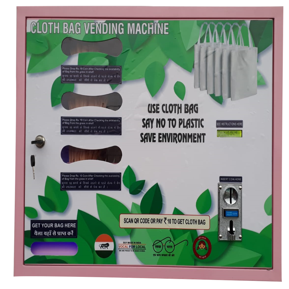 Automatic Cloth Bag Vending Machine - Capacity: 250 Pcs/hr
