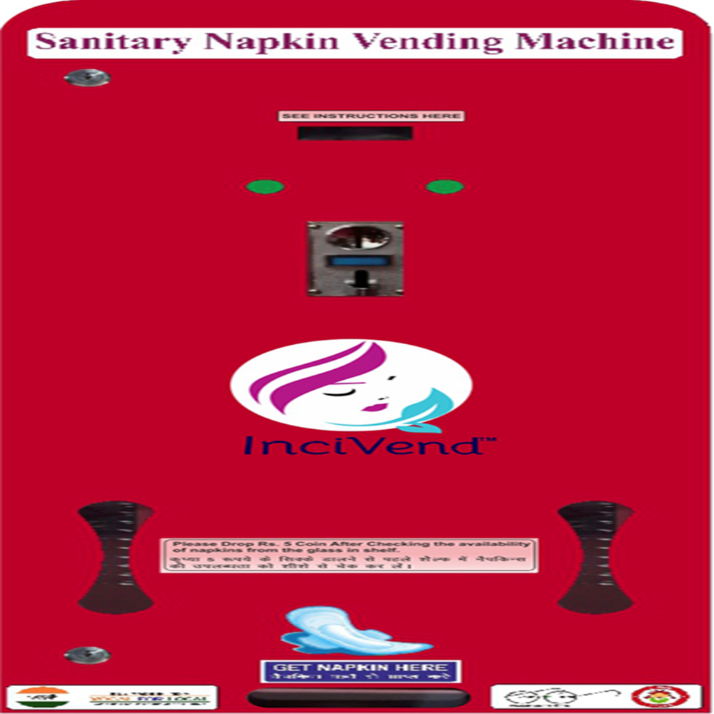 Automatic Sanitary Napkin Vending Machine - Capacity: 50 Pcs/hr