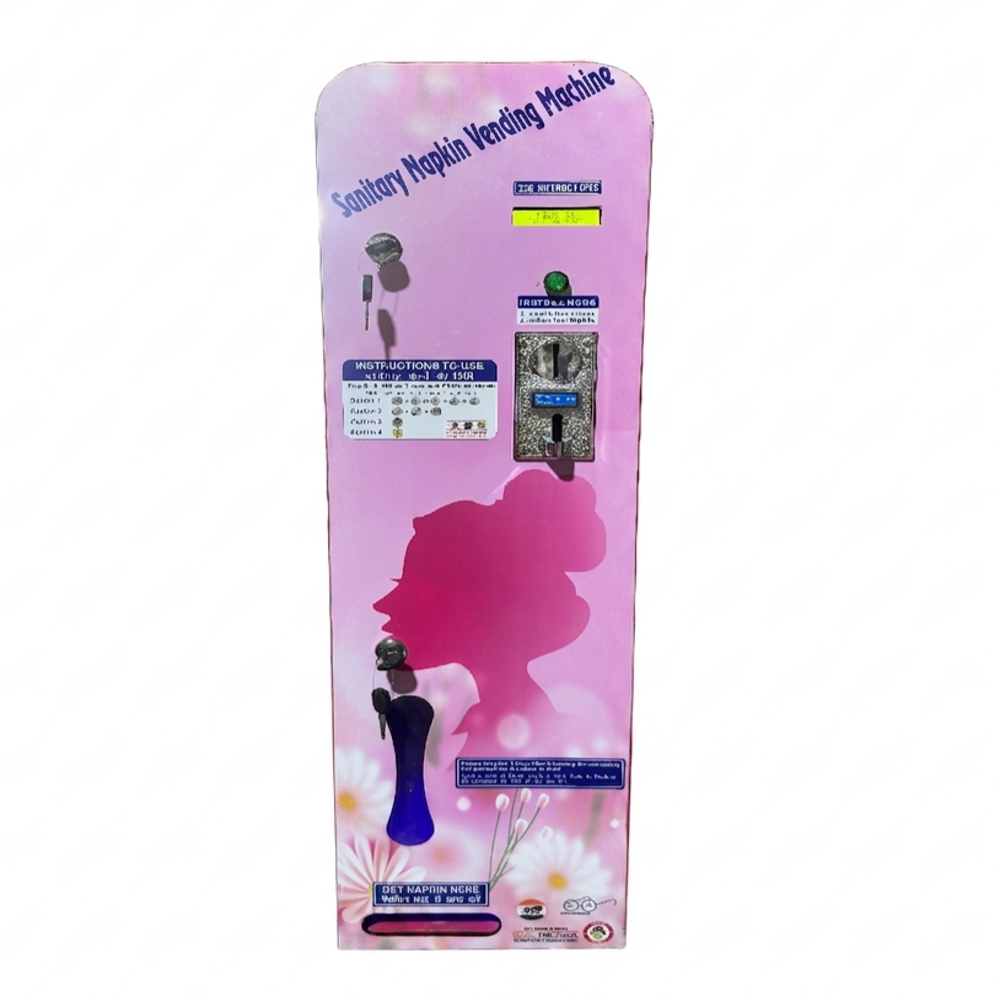 Automatic Sanitary Napkin Vending Machine - Capacity: 50 Pads Pcs/Hr