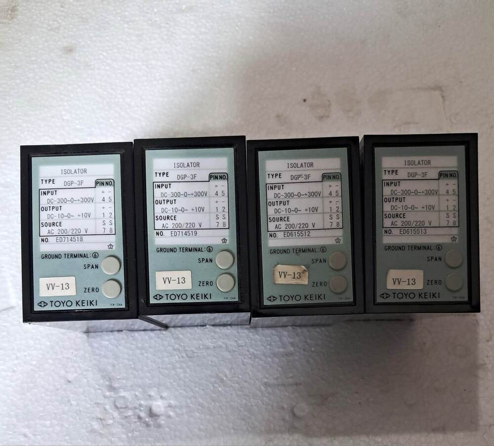 Toyo Keiki Dgp-3F Voltage Signal Isolator Transducer - Application: Marine Vessel Power Distribution Switchboards Aur Generator Monitoring Panels